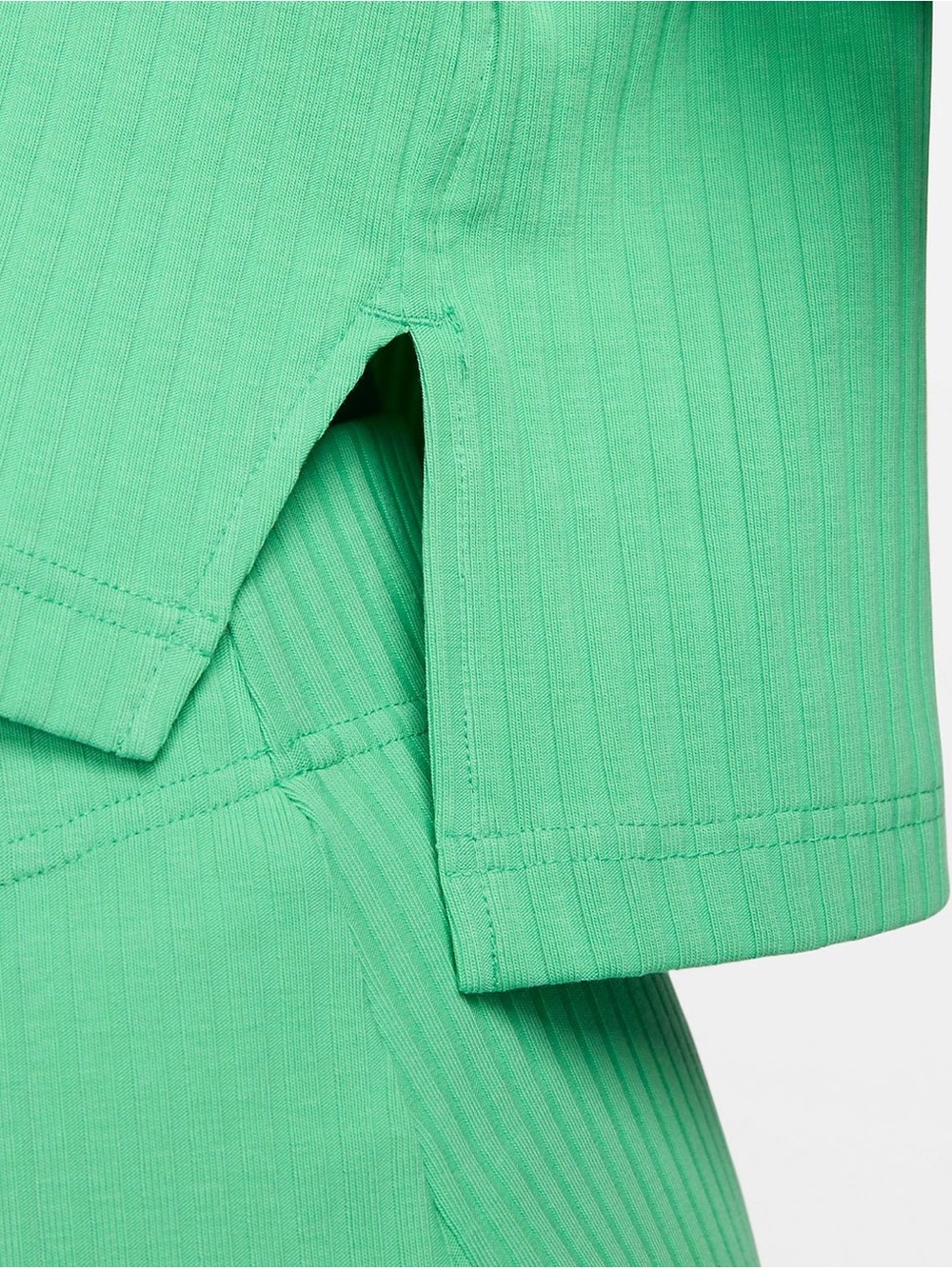 Sportswear Ribbed Top in Spring Green & White
NIKE